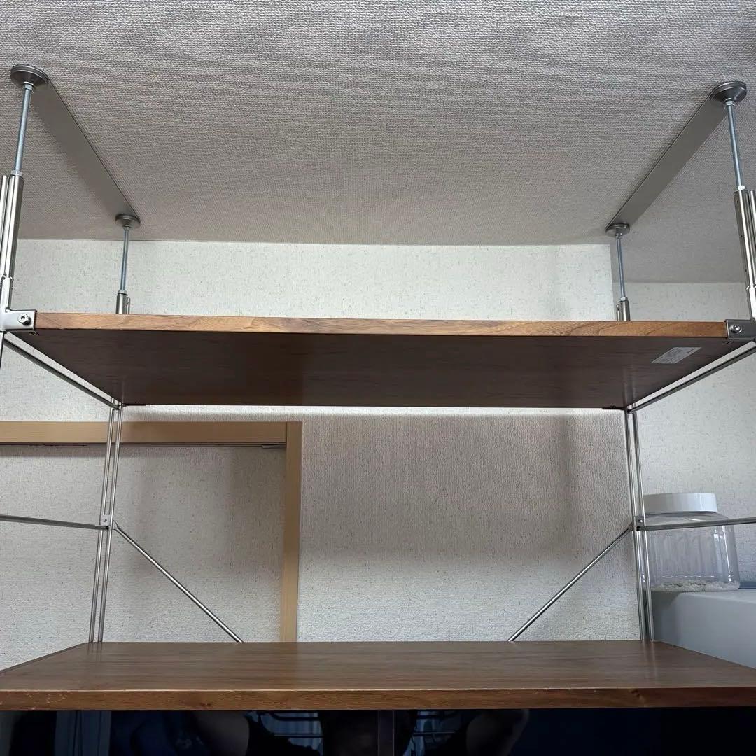 無印良品 ステンレスユニットシェルフ 幅84cm 特大212.5cm