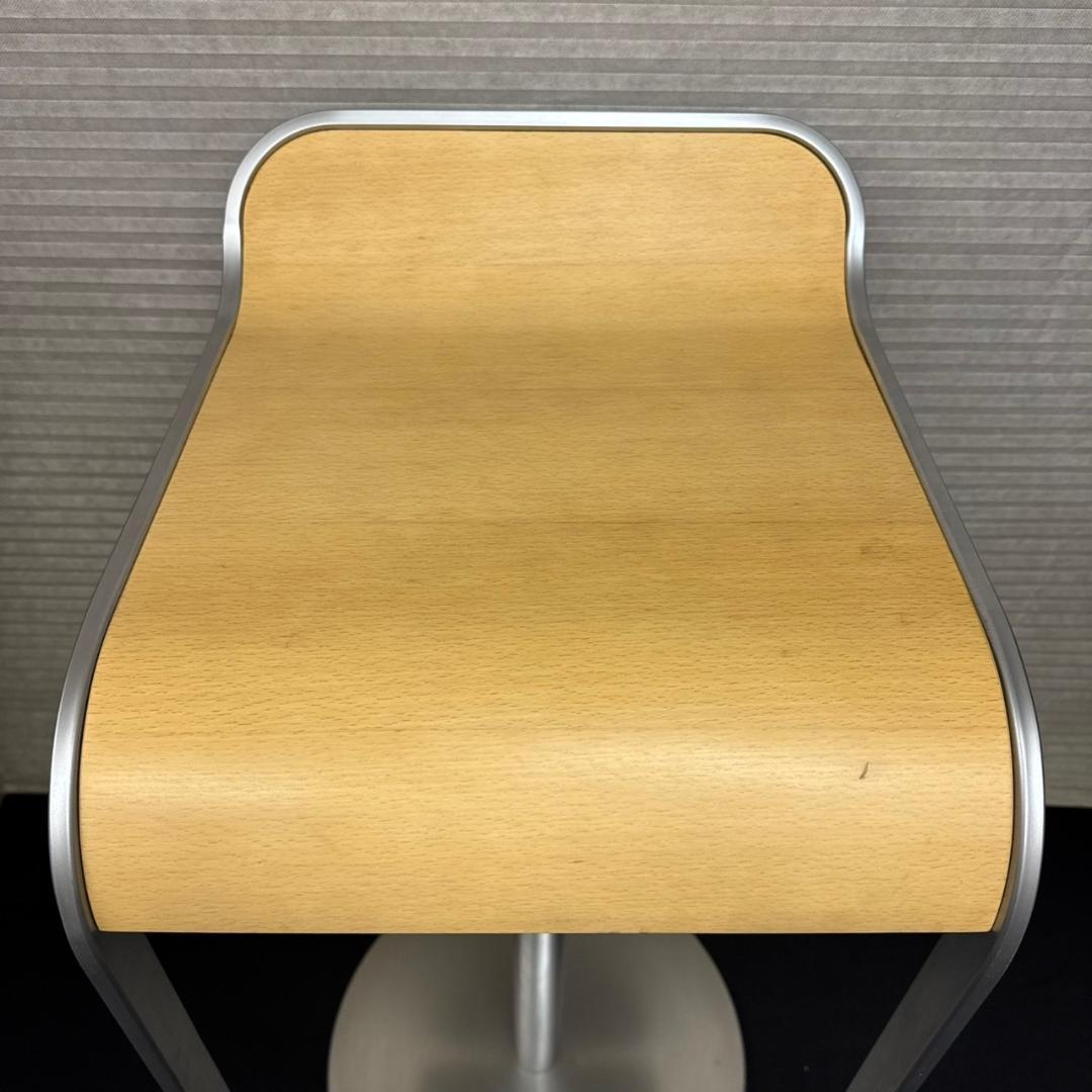 ♪ラパルマ　LEM ハイスツール ウッドシート　カウンターチェア　オカムラ