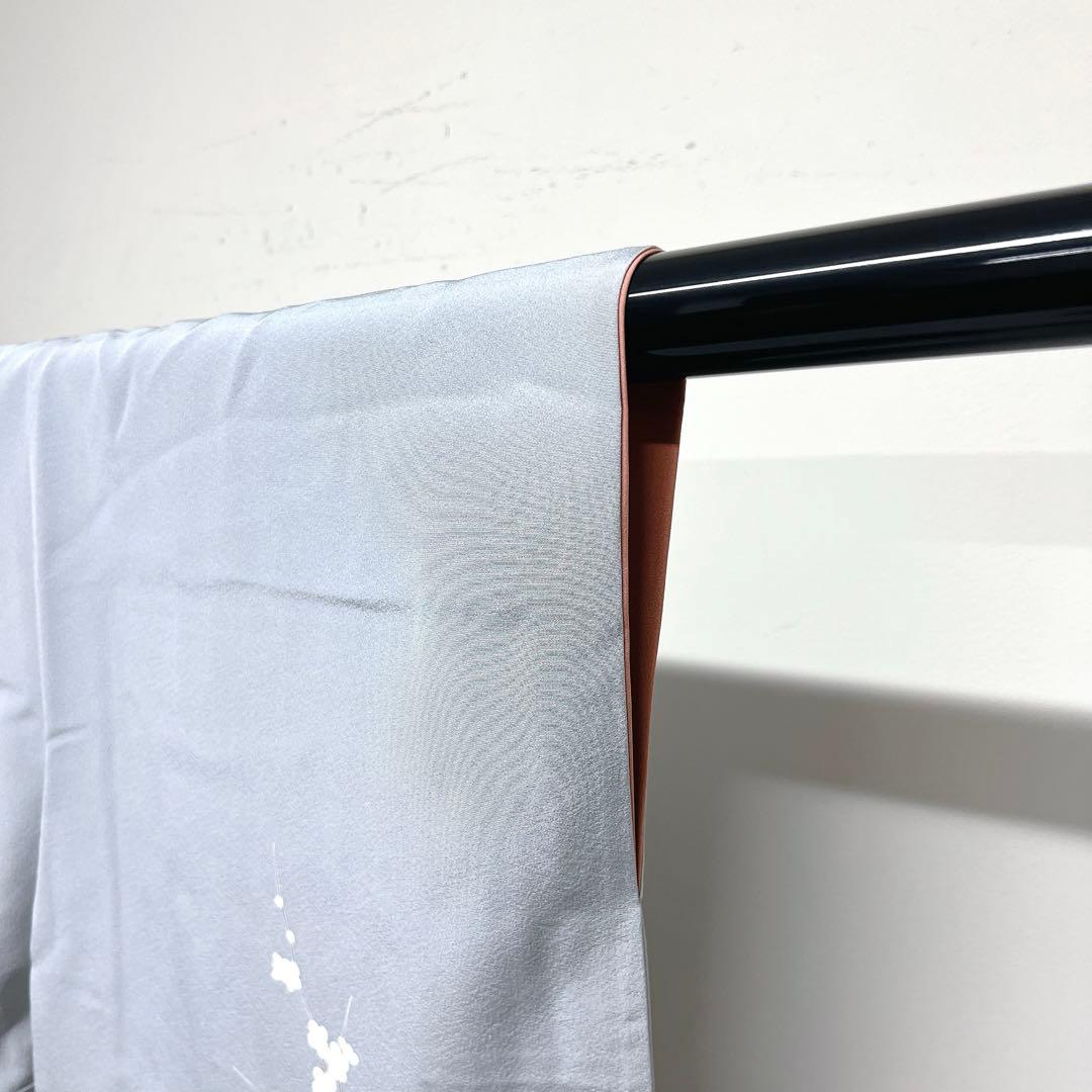 作家もの　付け下げ　牡丹　梅花　友禅染　鳥　着物　026k