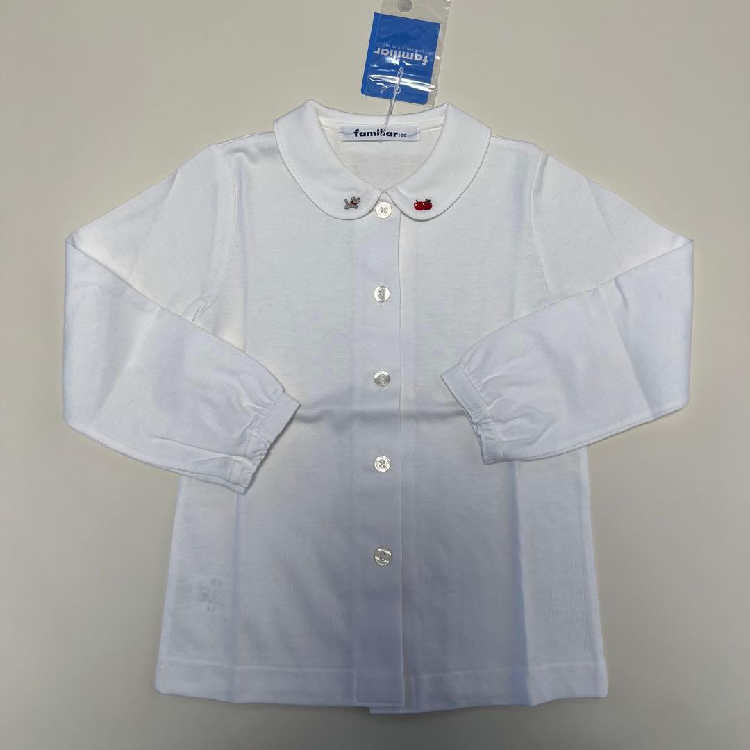 ゆきだるま 新品 ファミリア ブラウス 100