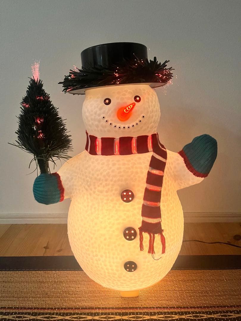 スノーマンライト　クリスマス飾り　イルミネーション　Xmasランプ