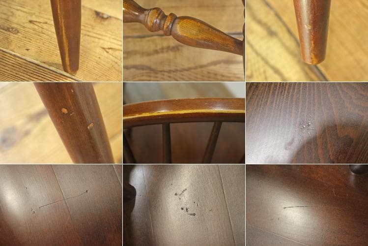 在庫3脚 柏木工 ウィンザーチェア ダイニング 椅子 アーム ビーチ材 レトロ