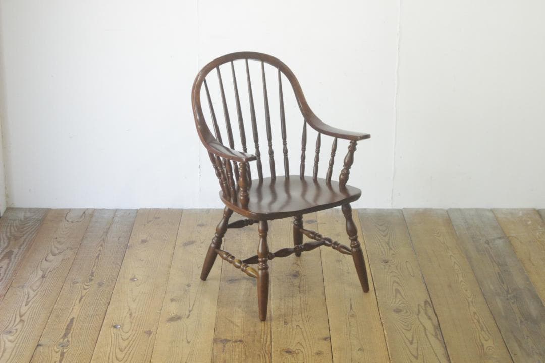 在庫3脚 柏木工 ウィンザーチェア ダイニング 椅子 アーム ビーチ材 レトロ