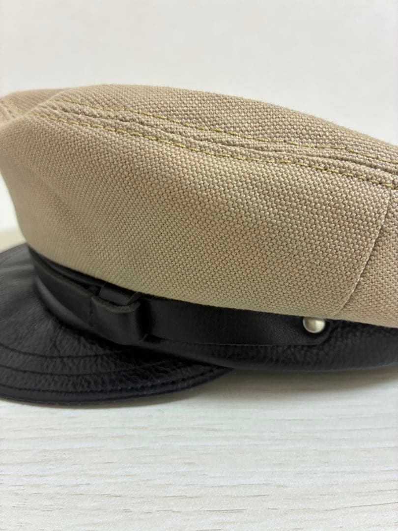 本革 WildOne モーターサイクルキャップ ジョニーキャップ ワイルドワン