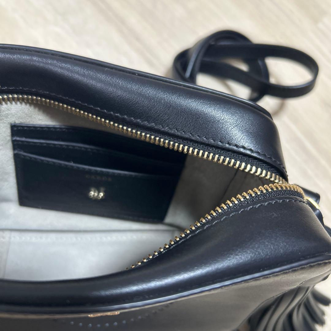 【美品】アニヤハインドマーチショルダースマイル黒