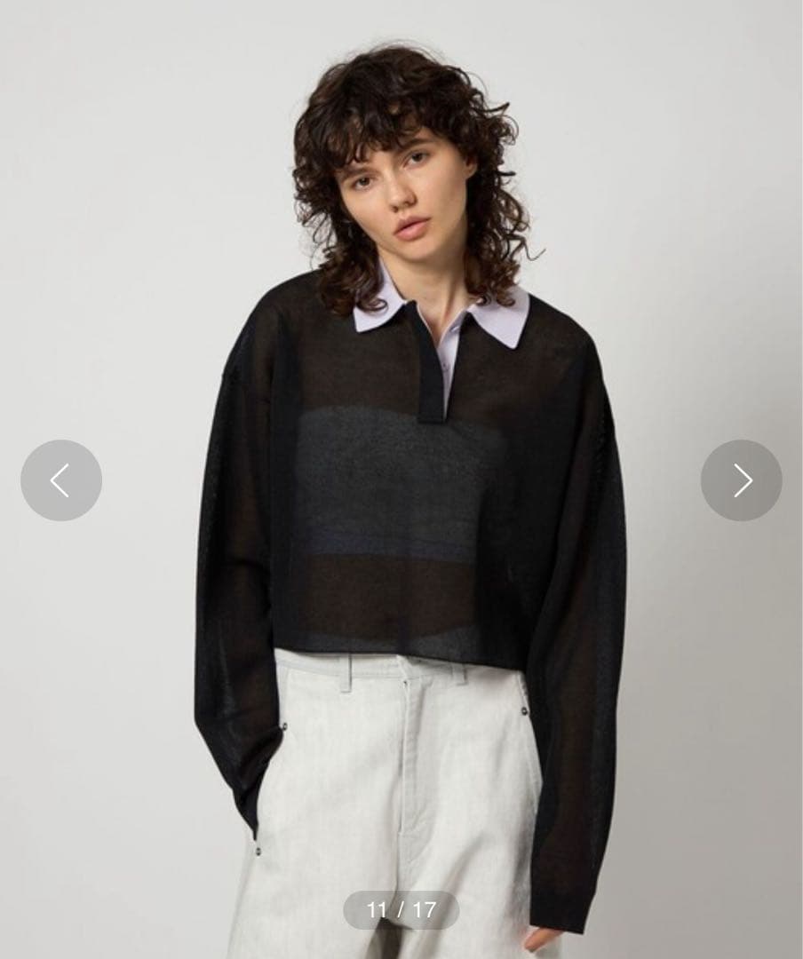 6roku ロク　シアーラガーニット